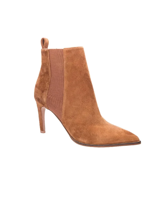 Women's Kensington Suede Bootie In Tan