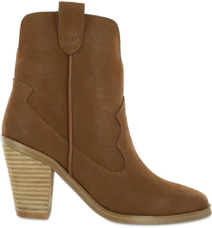 Women's Markus Western Boots - Medium In Cognac