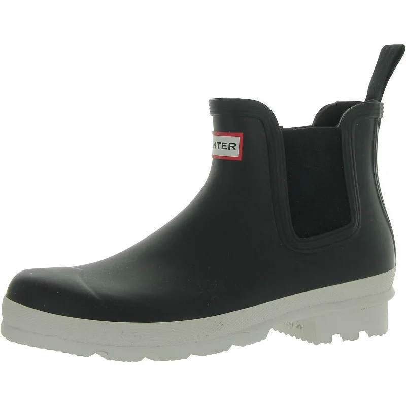 Womens Round toe Ankle boot Rain Boots