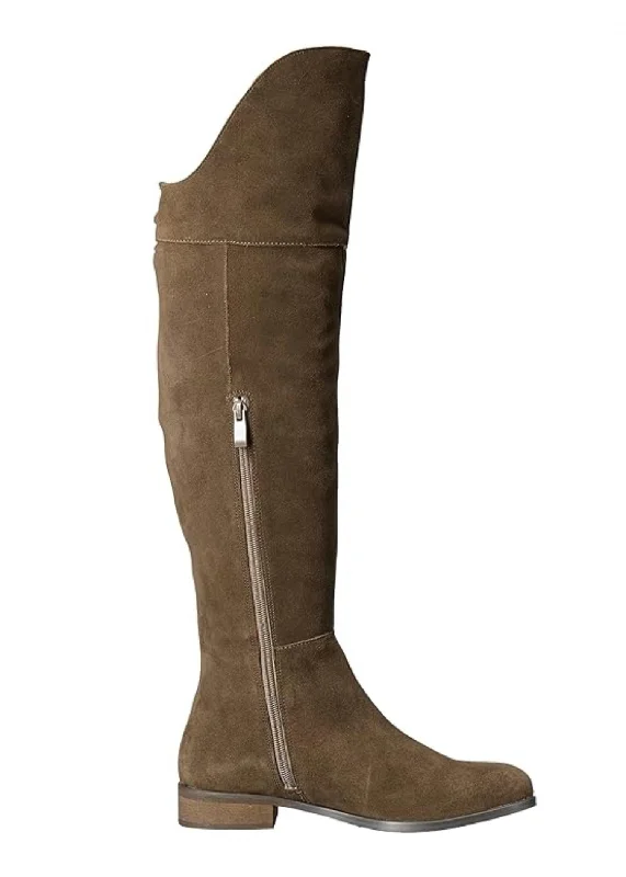 Women's Spokane Over The Knee Boot In Khaki