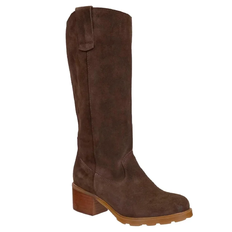 Women's Tallow Knee Boots In Brown