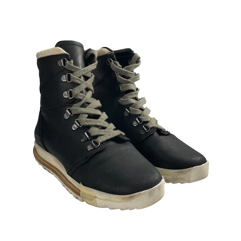 Rick Owens/Hi-Sneakers/EU 36/Polyester/BLK/RUBBER LACE UP