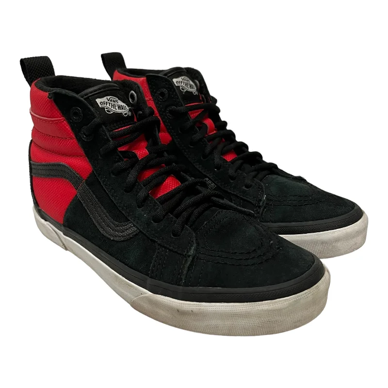 VANS/THE NORTH FACE/Hi-Sneakers/US 8.5/Polyester/BLK/sk8 hi