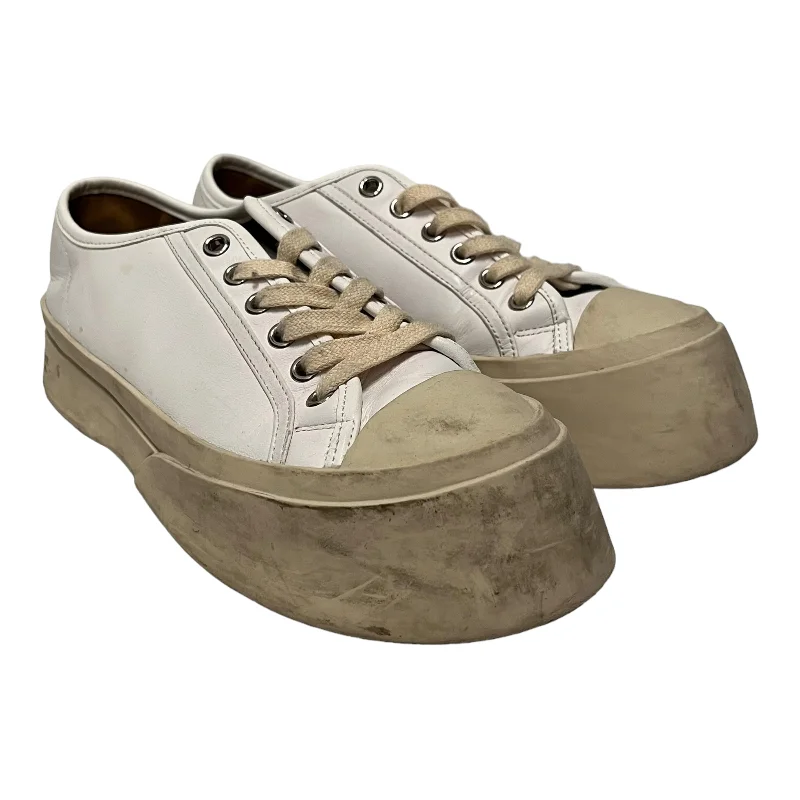 MARNI/Low-Sneakers/US 7/Leather/WHT/