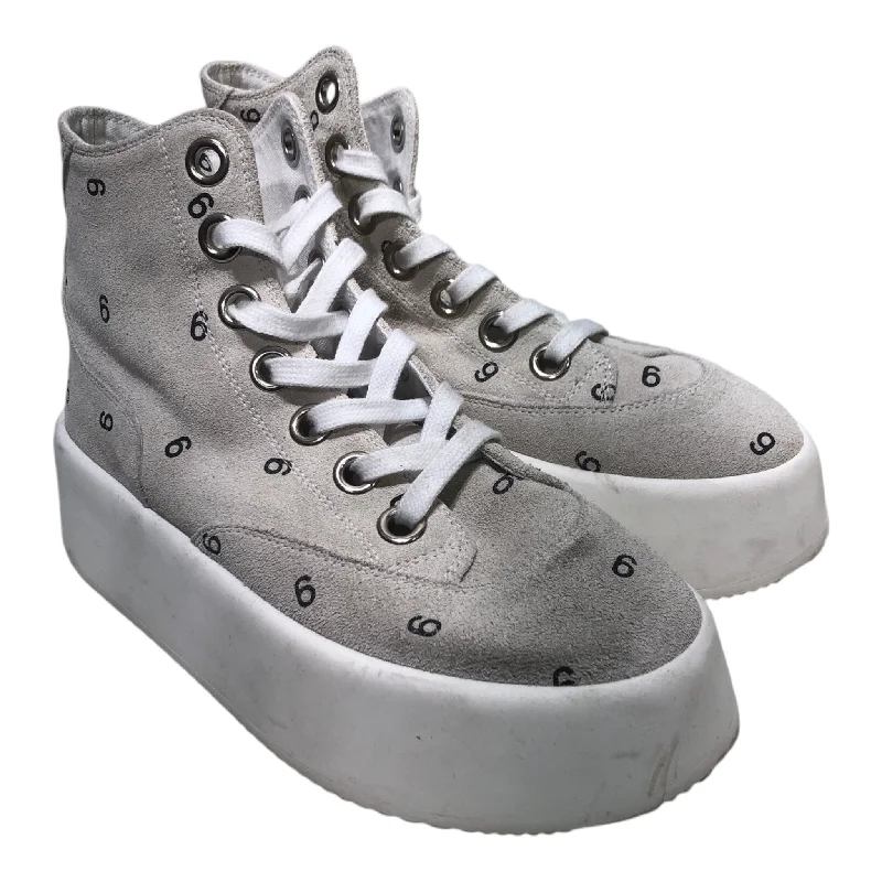 MM6/Hi-Sneakers/EU 38/All Over Print/Suede/CRM/