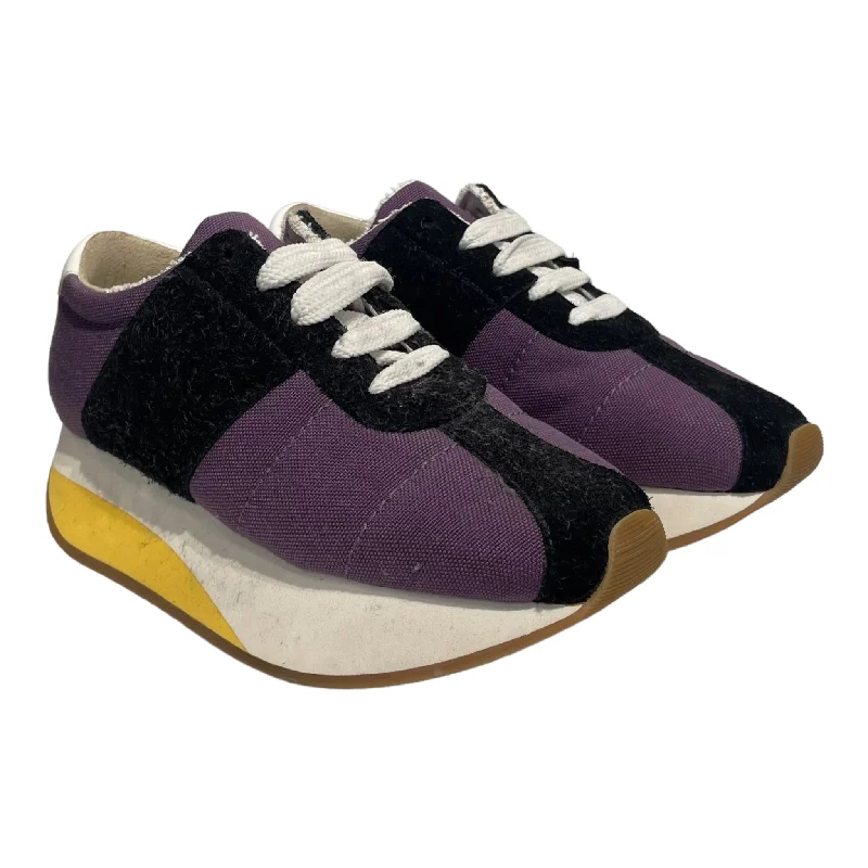 MARNI///Low-Sneakers/EU 36/Border/Polyester/PPL//W [Designers] Design/