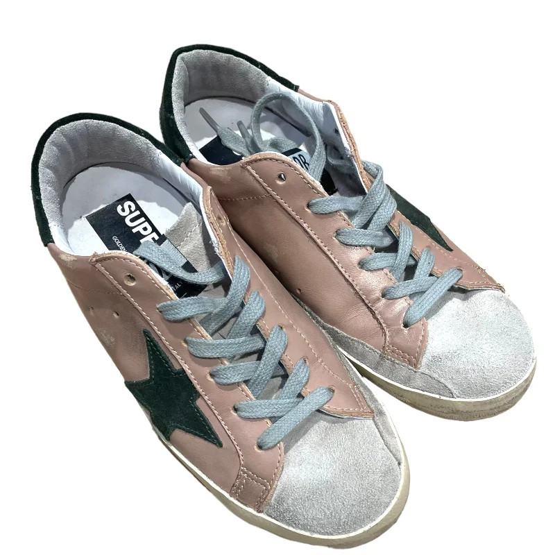 GOLDEN GOOSE/Low-Sneakers/EU 36/Cotton/PNK/Olive Green/#350 Limited