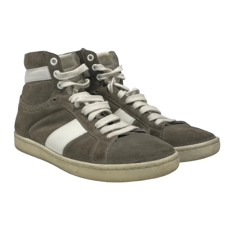 SAINT LAURENT/Hi-Sneakers/EU 37.5/Suede/GRY/