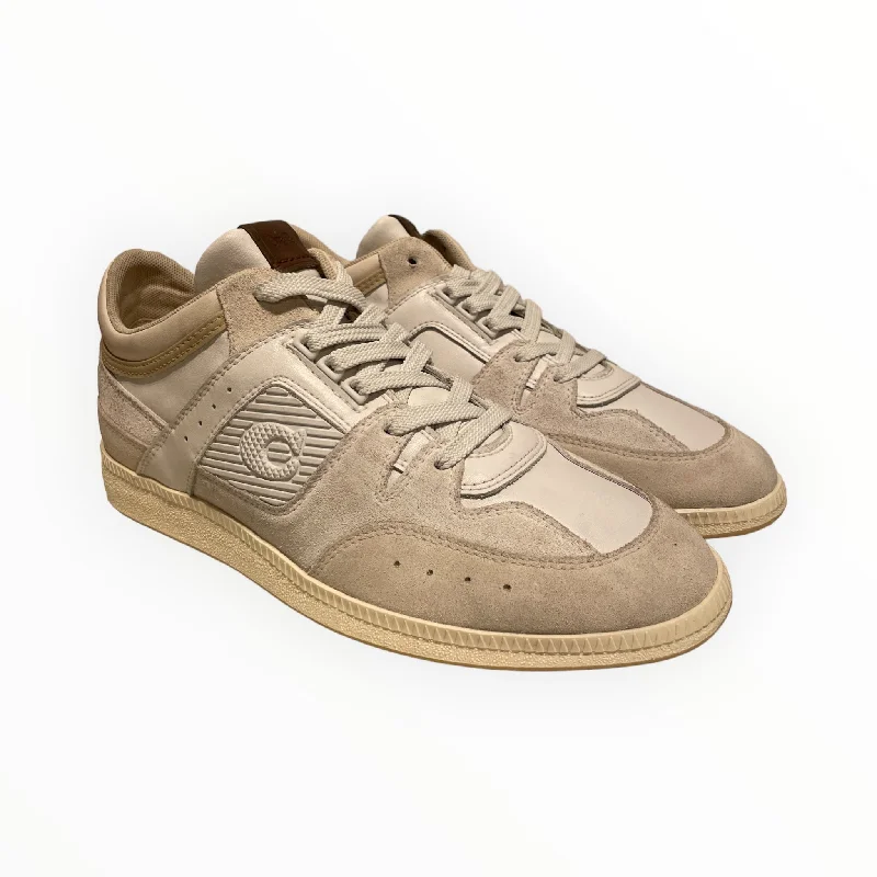 COACH/Low-Sneakers/US 9.5/Suede/WHT/