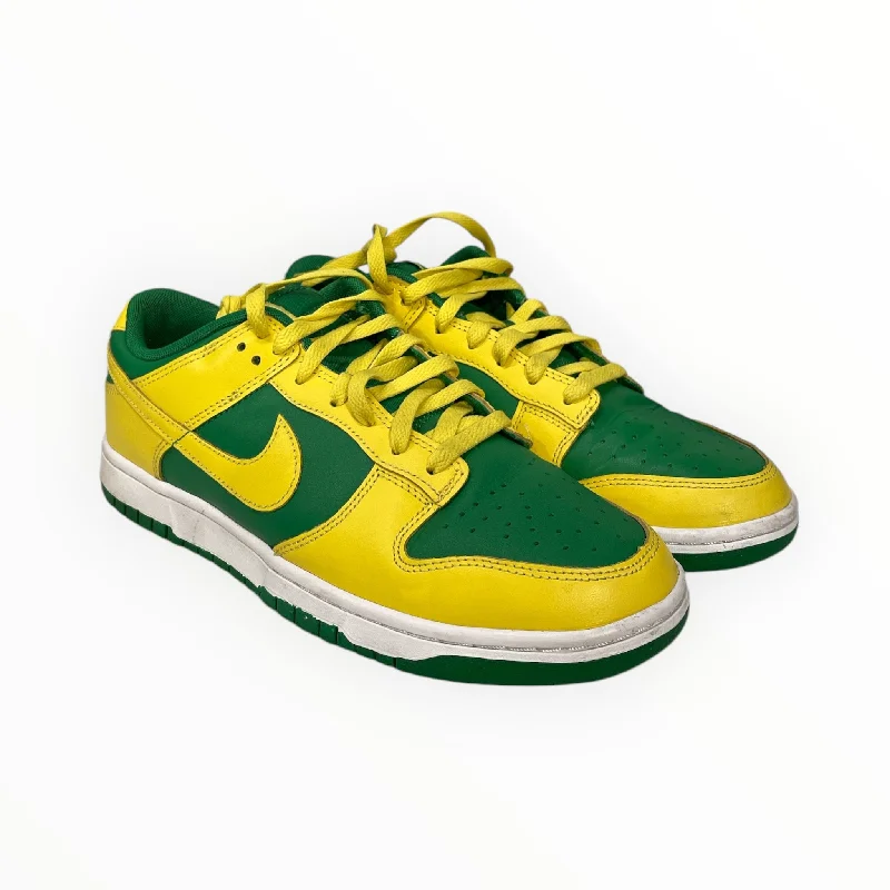 NIKE/Low-Sneakers/US 8.5/Leather/YEL/DUNK LOW BRAZIL