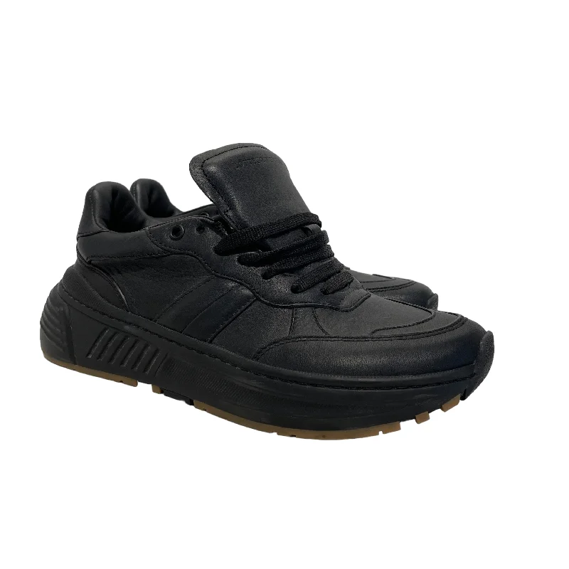 BOTTEGA VENETA/Low-Sneakers/US 8/Leather/BLK/