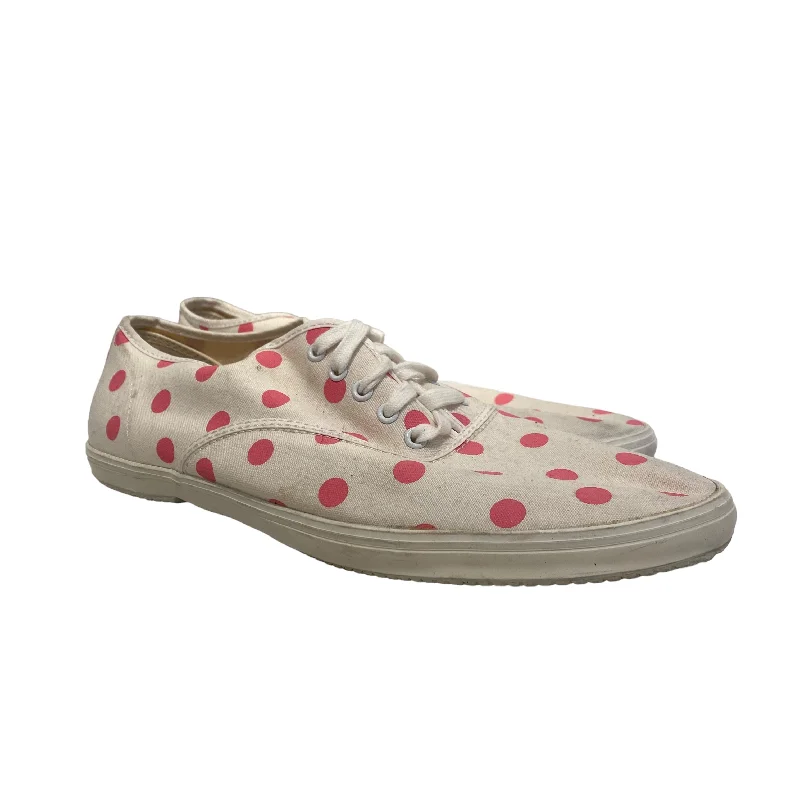 COMME des GARCONS GIRL/Low-Sneakers/Polka dot/WHT/