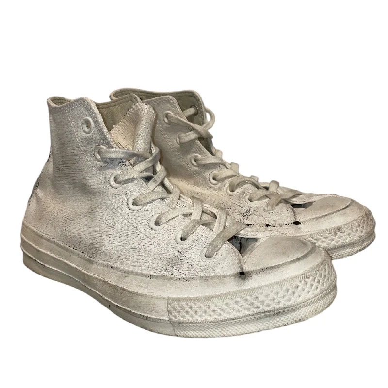 CONVERSE/Maison Martin Margiela/Hi-Sneakers/US 7/Cotton/WHT/Painted All-Starb High Top