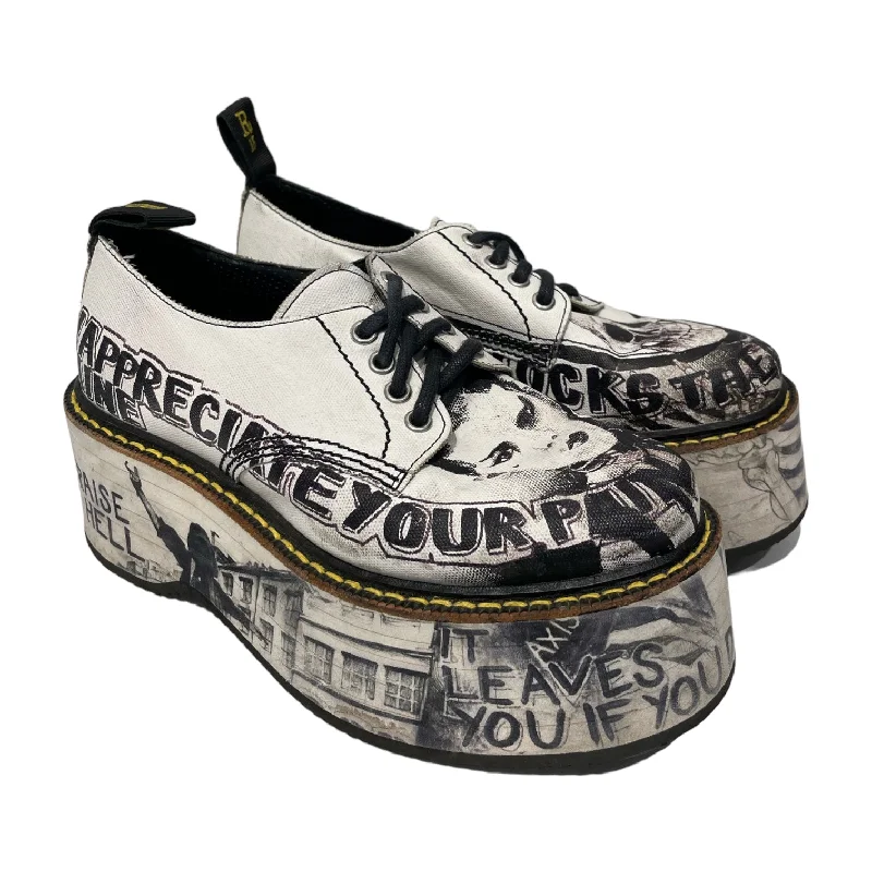 R13/Low-Sneakers/US 7/All Over Print/WHT/graffiti print