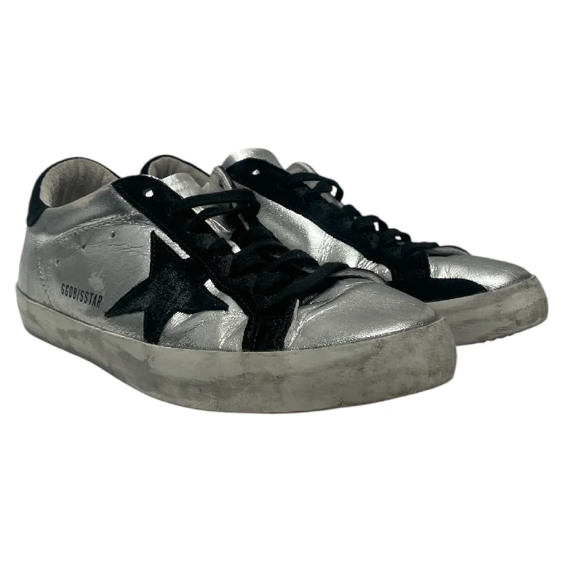 GOLDEN GOOSE/Low-Sneakers/US 9/Leather/SLV/