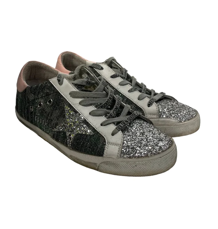 GOLDEN GOOSE/Low-Sneakers/EU 41/All Over Print/GRY/