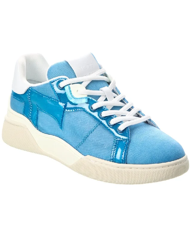 Tods Vinyl & Mesh Sneaker