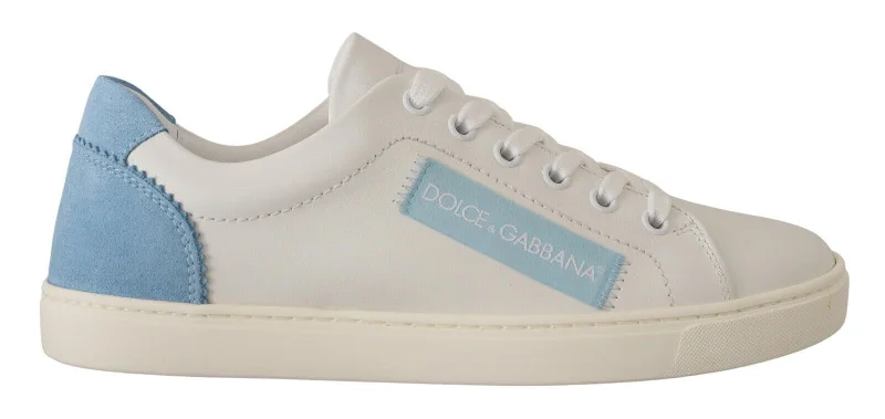 Dolce & Gabbana Exquisite Italian Leather Low-Top Women's Sneakers