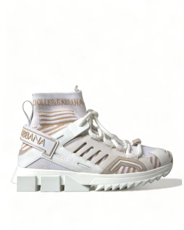 Dolce & Gabbana  Sicily Sneakers - White/Beige