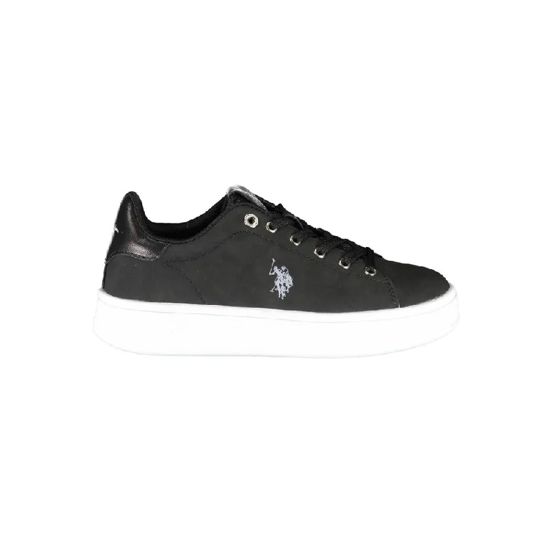 U.S. POLO ASSN. Black Polyester Women Women's Sneaker