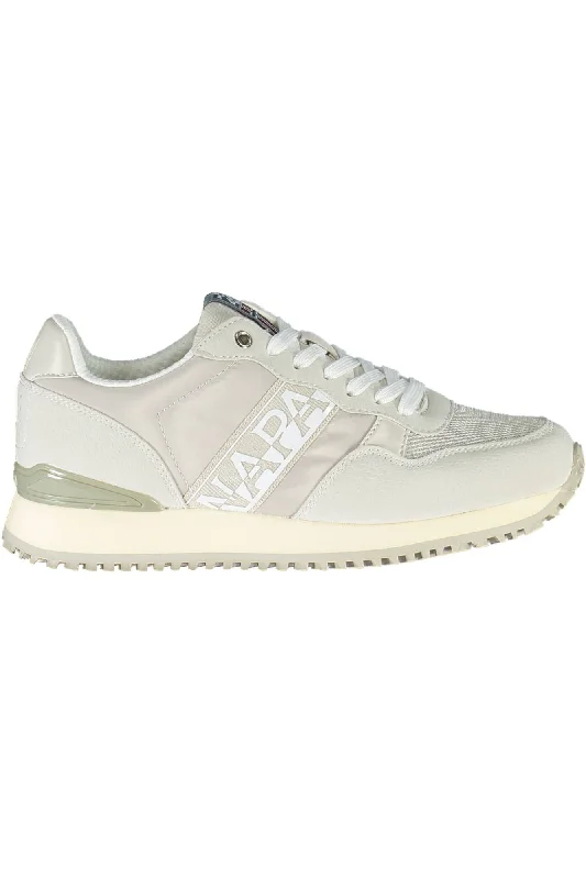 Napapijri Gray Polyester Women Women's Sneaker