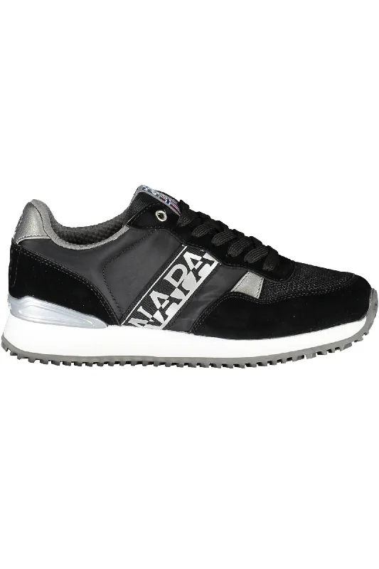 Napapijri Black Polyester Women Women's Sneaker