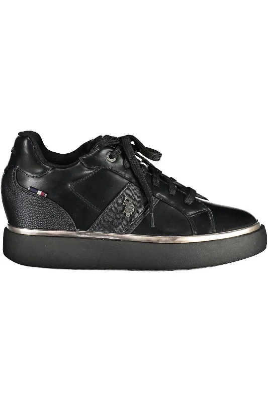 U.S. POLO ASSN. Black Polyester Women Women's Sneaker