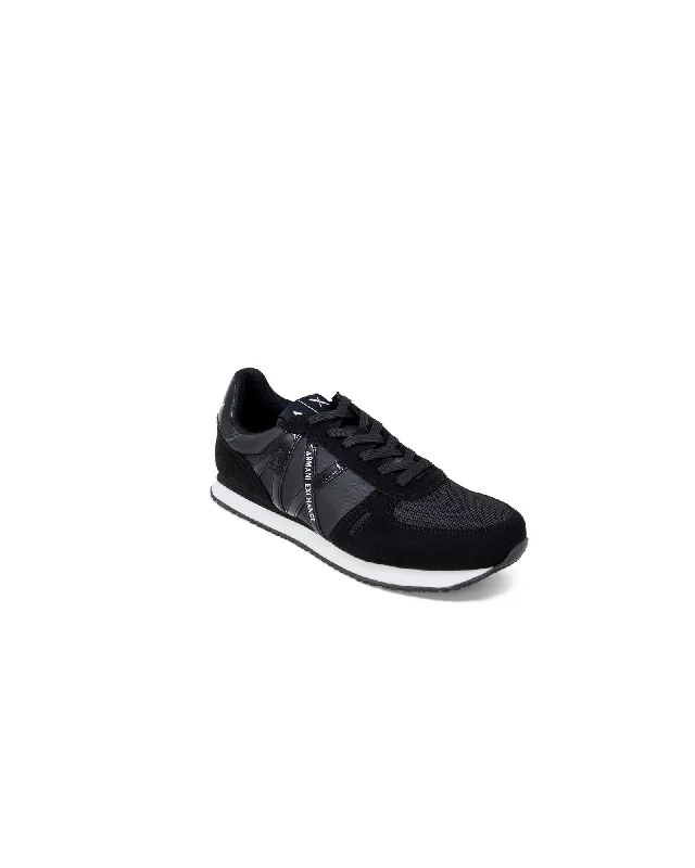 Armani Exchange  Runner Sneakers for Men - Black