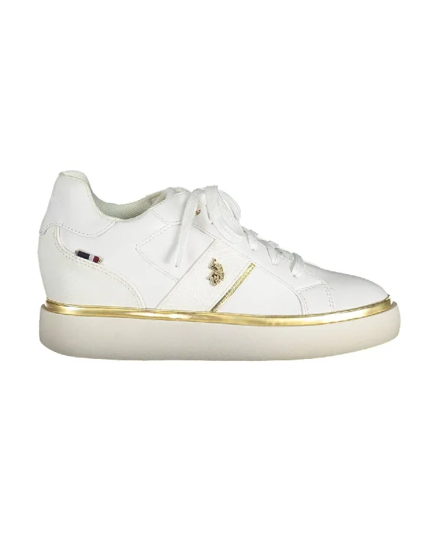 U.S. POLO ASSN. US Polo Assn Womens Hailey Sneaker White