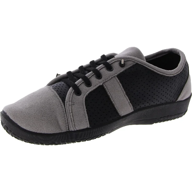 Womens Lace-Up Round Toe Casual And Fashion Sneakers