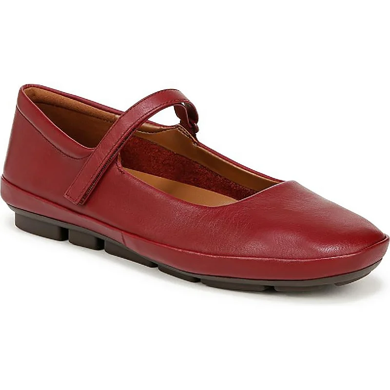 Behold Womens Leather Solid Mary Janes