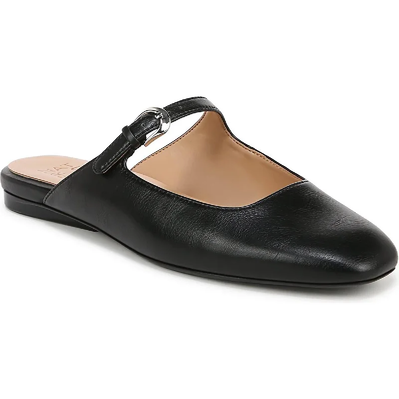 Apple Womens Faux Leather Buckle Mary Janes