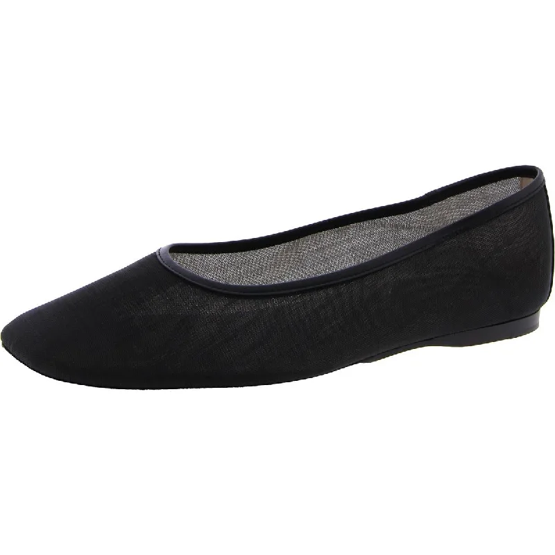 LEAH Womens Sheer Mesh Ballet Flats