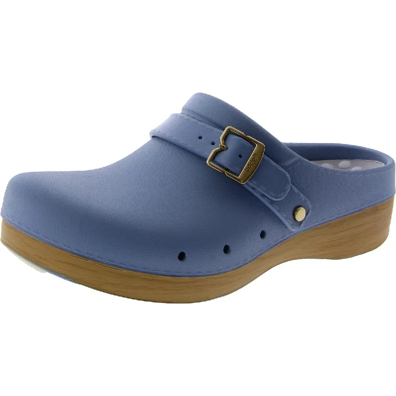 Feel Chill Womens Cushioned Footbed Slip On Clogs