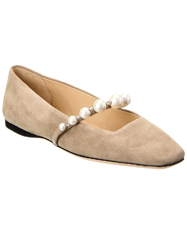 Jimmy Choo Ade Suede Flat