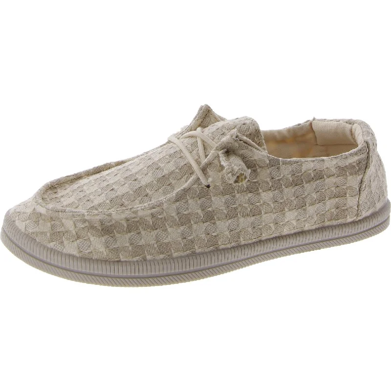 Mellow Finney Womens Canvas Slip On Slip-On Sneakers