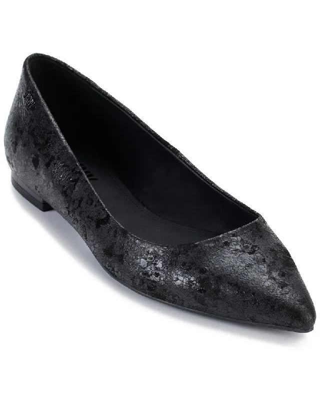 Dkny Vien Leather Ballet Flat