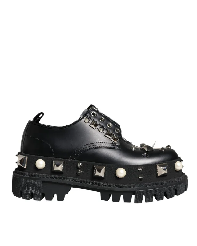 Dolce & Gabbana  DG119 Studded Platform Sneakers