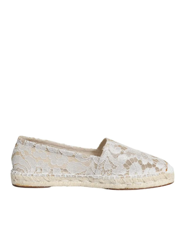 Dolce & Gabbana  Women's Lace Espadrille Flats