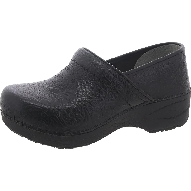 Womens Leather Slip On Clogs