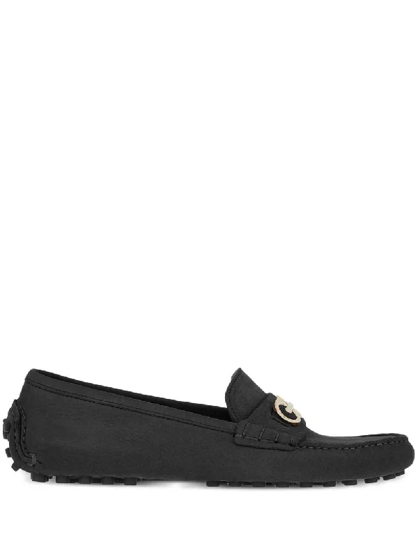 Ferragamo Women's Flat Shoes Black