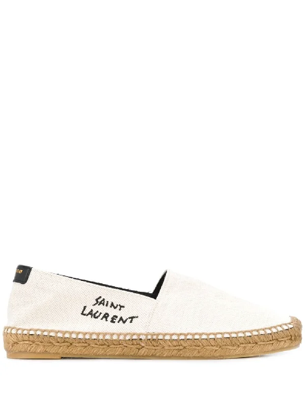 Saint Laurent Women's  Flat Shoes Beige