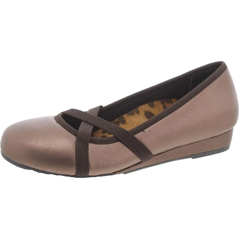 Dakota Womens Slip On Ballet Flats