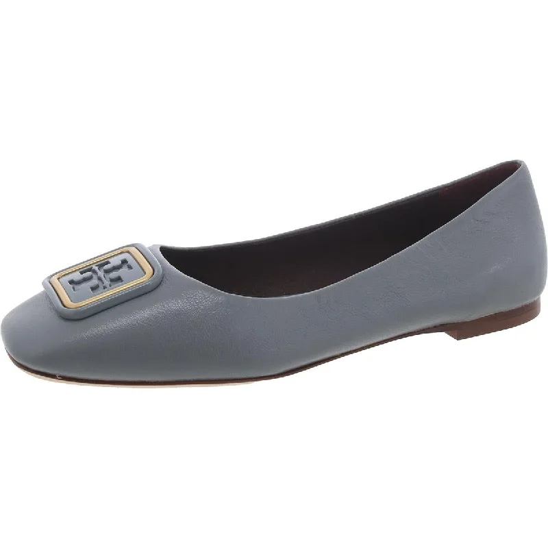 Georgia Ballet Womens Leather Slip On Ballet Flats