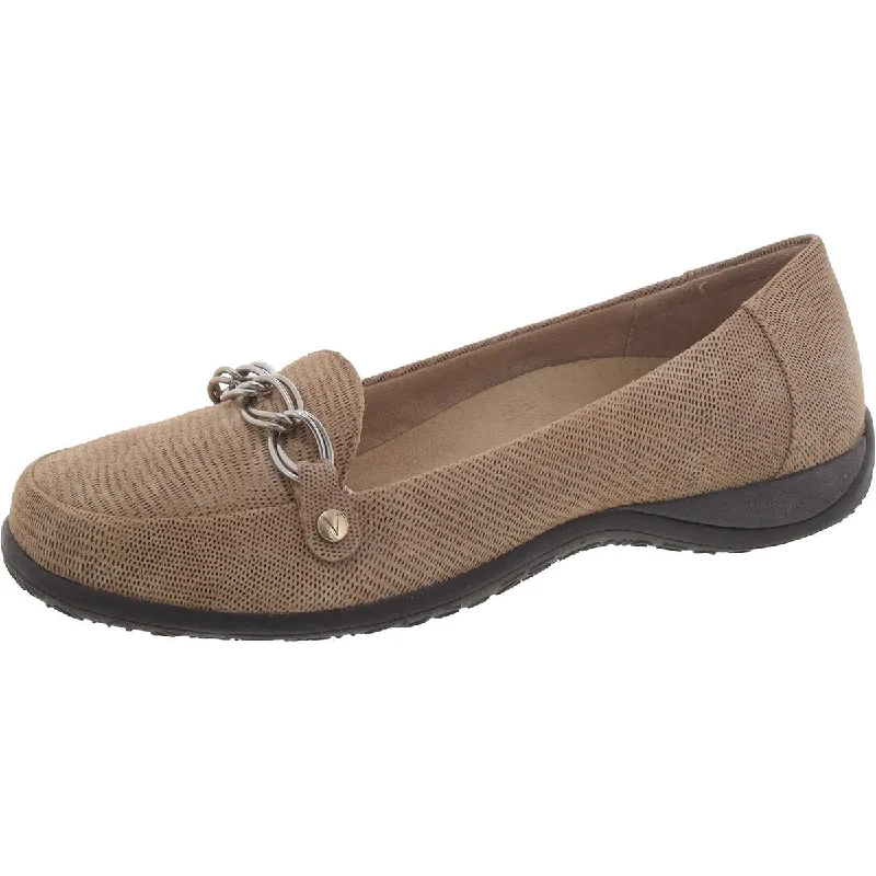 Womens Leather Dress Loafers