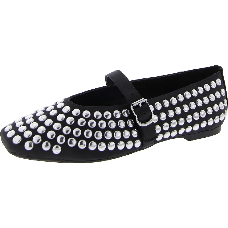 The Evie Womens Flat Slip On Mary Janes