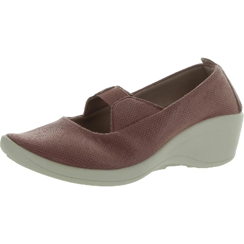 Siena Womens Slip On Laceless Mary Janes