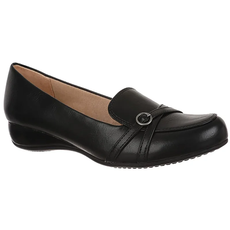 Divine Womens Slip On Round Toe Ballet Flats