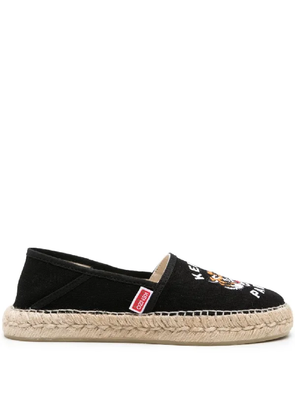 Kenzo Women's Flat Shoes Black